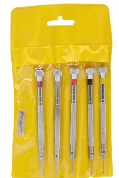 

5 Pcs Screwdrivers Mini Small Slotted Cross Screwdriver Set For Watch Repair Tools Watchmaker Electronic Equipment Hand Tools
