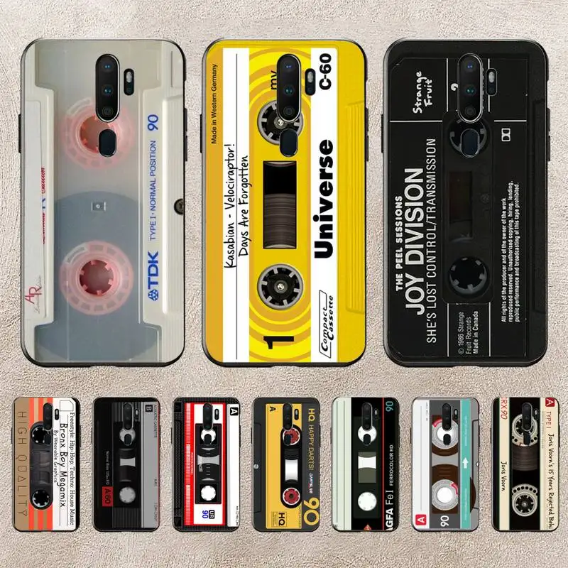 

Cassette Tape Retro Style Phone Case For Redmi 9A 8A 6A Note 9 8 10 11S 8T Pro K20 K30 K40 Pro PocoF3 Note11 5G Case