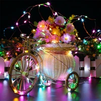 led string lights christmas decoration remote control usb wedding garland curtain lamp holiday for bedroom bulb outdoor fairy