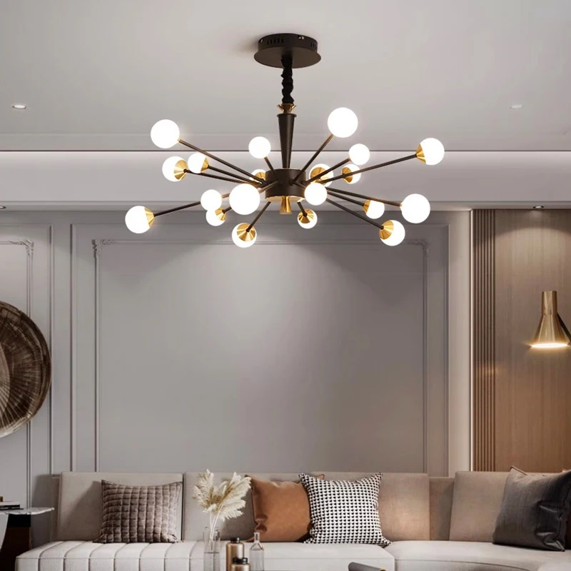 

Chandelier Led Art Pendant Lamp Light Room Decor Nordic smart home Christmas decoration living indoor dining
