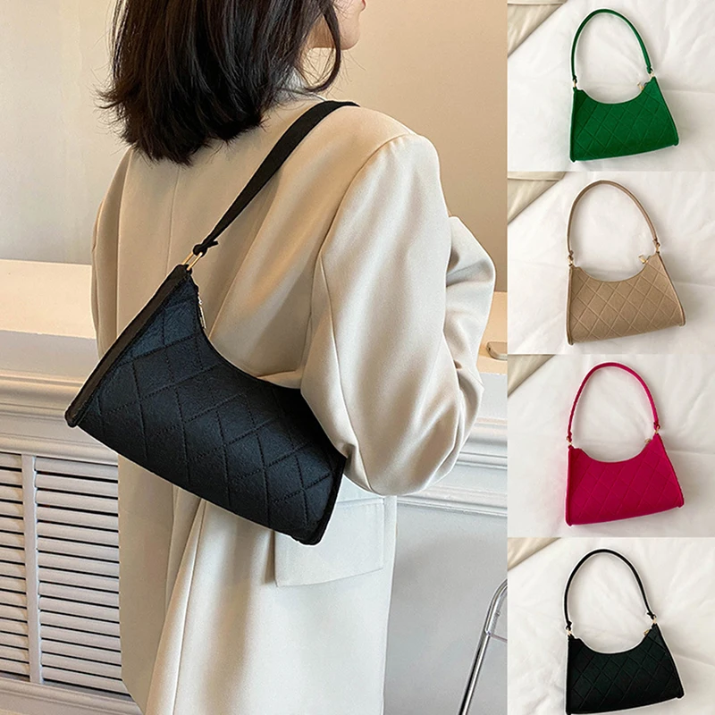 

1Pc Fashion Underarm Bag Women Shoulder Hand Bag Coin Purse Female Armpit Cosmetic Ladies Lipstick Bag