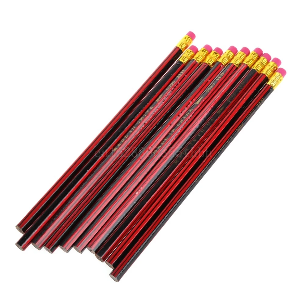 

10pcs/batch Hot Sale HB Standard Pencil School Classical Wood Pencil Mahogany Pencil High Quality Office Supplies Pencil