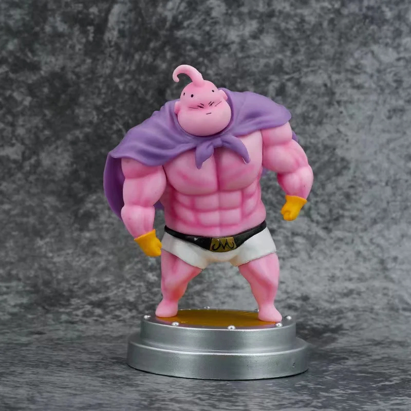 

Dragon Ball 17cm Z Anime Figure Majin Buu Muscular Man Cloak Standing Collectible GK Model PVC Doll Action Figure Kids Toys Gif