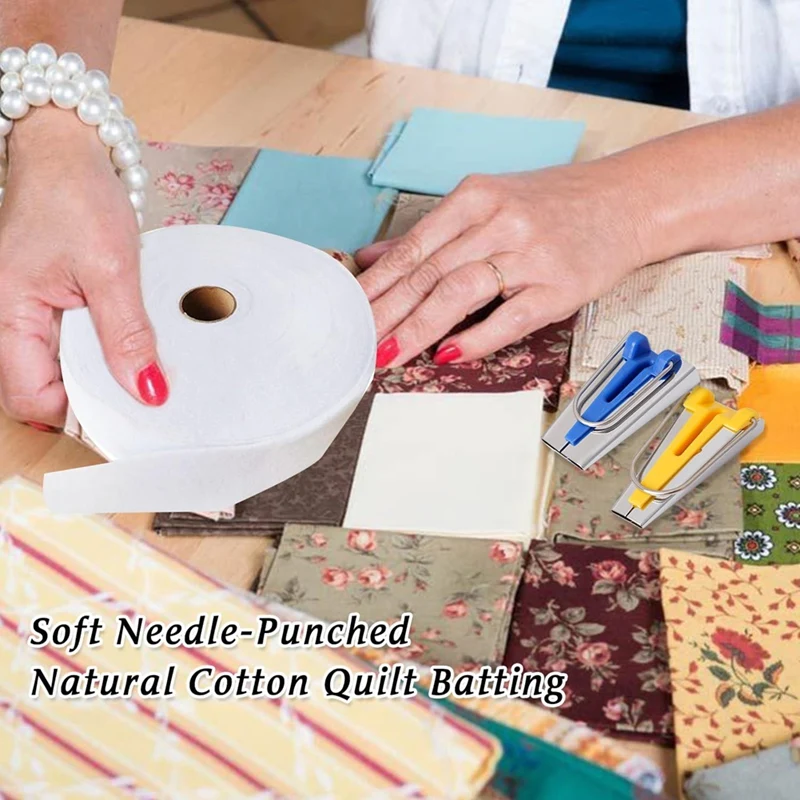 Полоса для ватина 2 1/4 дюйма x 50 ярдов ватный валик из флиса одеял перфорированная