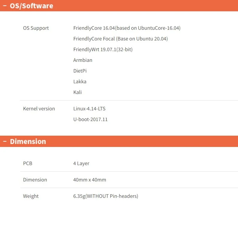 Фото Allwinner H3 NanoPi Neo Core LTS (256M RAM/4G eMMC) Quad Cortex-A7 Up 1,2 ГГц, OpenWRT, включает радиатор или паяный штыревой разъем №4