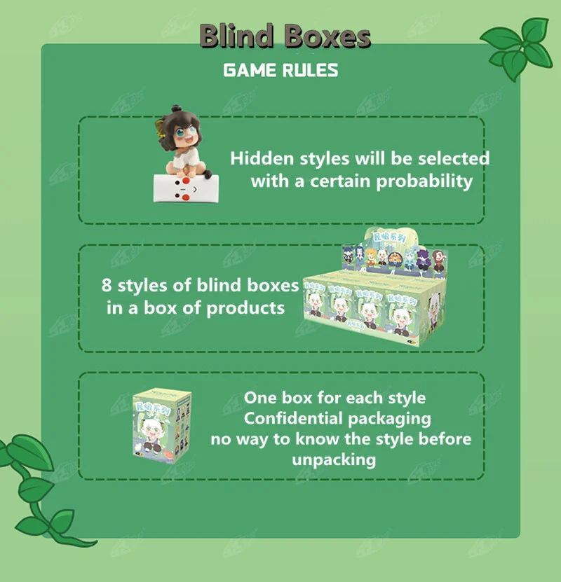 

52 New Legend Hei Eaves Series Blind Boxes Surprise Surrounding Trendy Toys Dolls Collection Ornaments Action Figure