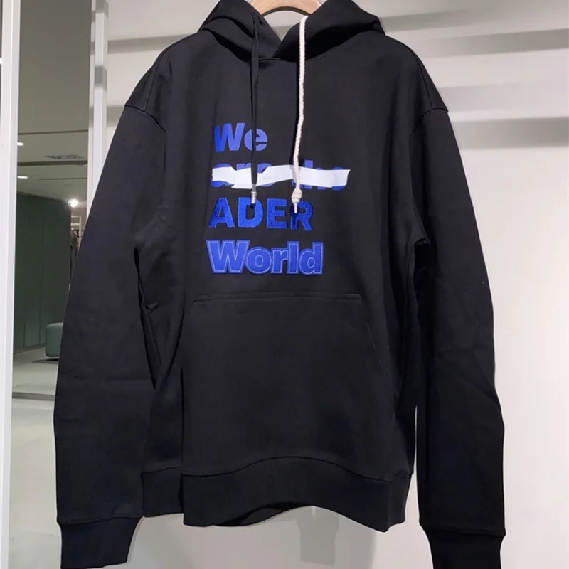 

WE ARE THE ADER WORLD ADER ERROR Fashion Hoodie Men 1:1 High Quality Embroidery Sweatshirts Adererror Women Streetwear Pullover