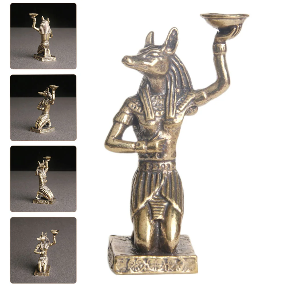 

Statue Anubis Egypt Brass Egyptian Figurineancient Gods Figure Decoration Dog Sculpture Decor The Dead Model Desktop Pharaoh God