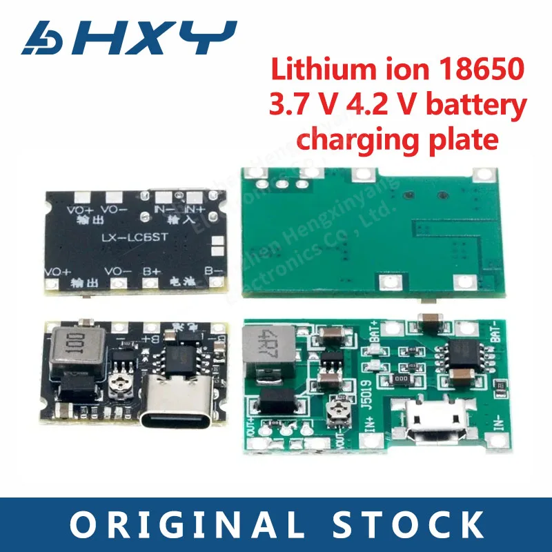 Литий-ионный 18650 3 7 В 4 2 плата зарядного устройства Buck повышающий модуль повышения