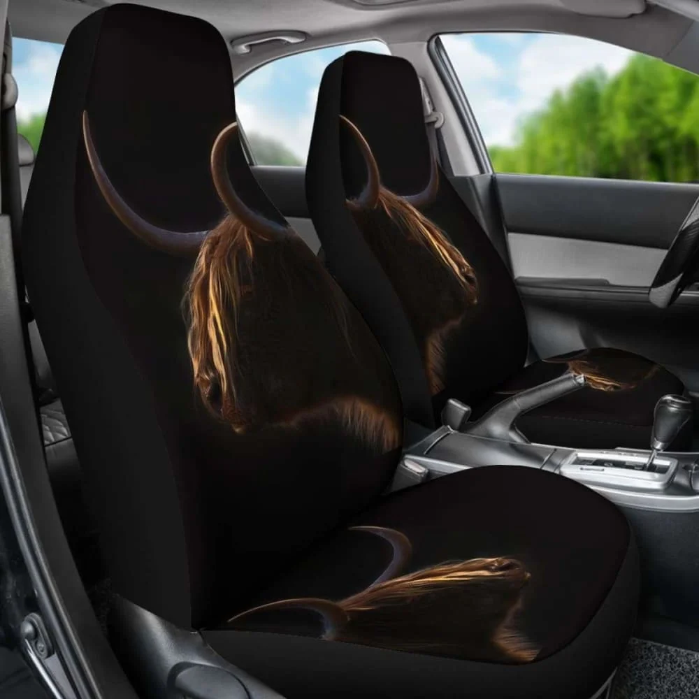 

Car Seat Covers Cow Lovers 04 144730,Pack of 2 Universal Front Seat Protective Cover