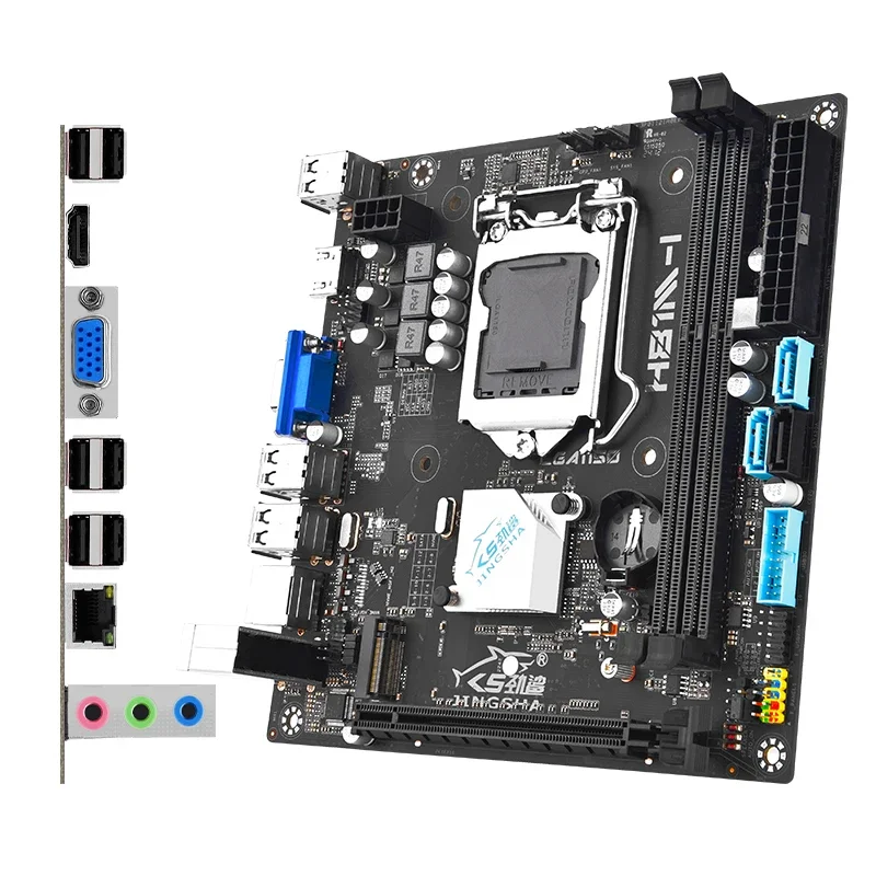 H81 itx Комплект материнской платы LGA 1150 с процессором Core I5 4690 8 ГБ 1600 МГц DDR3