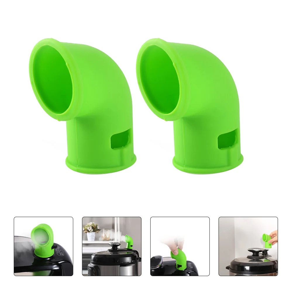 

2Pcs Steam Diverter Fine Chic Safe Cooker Pressure Rice Cooker Air Steam