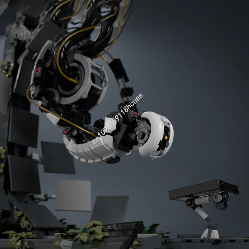 Фото Набор строительных блоков MOC GLaDOS Portal 2 Iconsed, 1867 деталей, конструктор, игрушка для сборки, подарок на праздник, развивающая игрушка №3