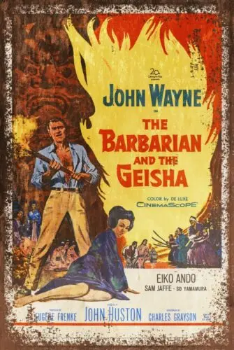 Винтажный металлический знак из фильма Джон Уэйн барбар