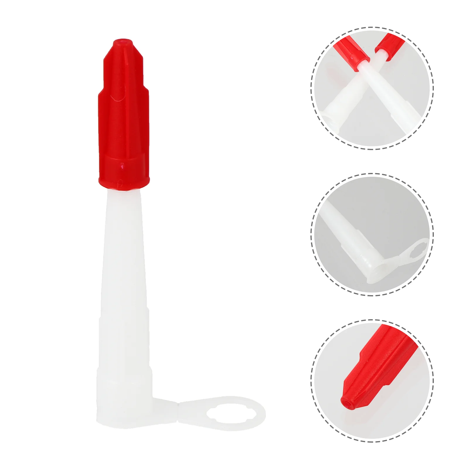 

20pcs Sealant Silicone Nozzles Caulking Device Accessories with 20pcs Caps