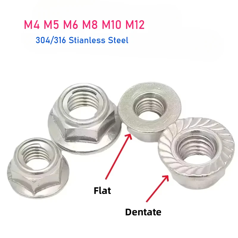

Стопорные гайки Huiruixin из нержавеющей стали M4 M5 M6 M8 M10 M12