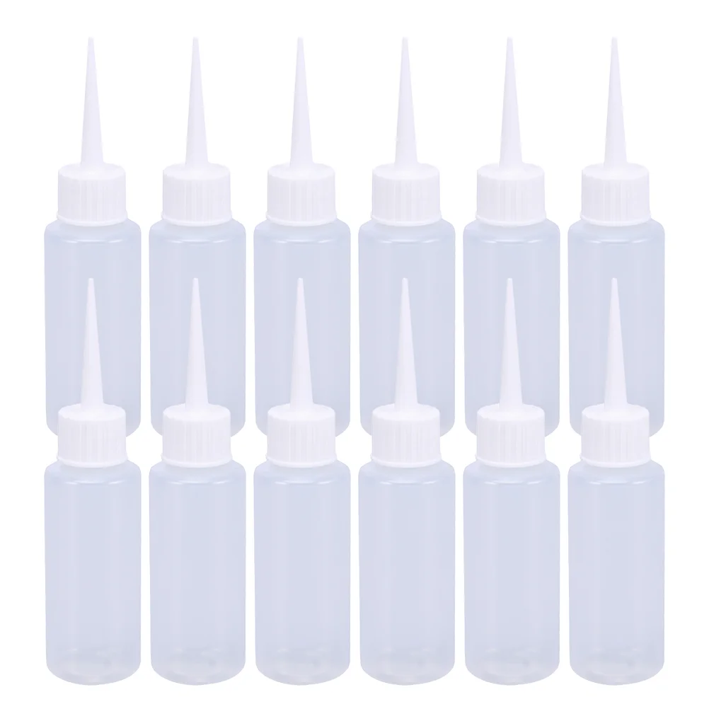 

Bottles Bottle Squeeze Glue Pointed Tip Dispenser Plastic Empty Squeezable Cooking Condiment Dressing Needle Fine Applicator