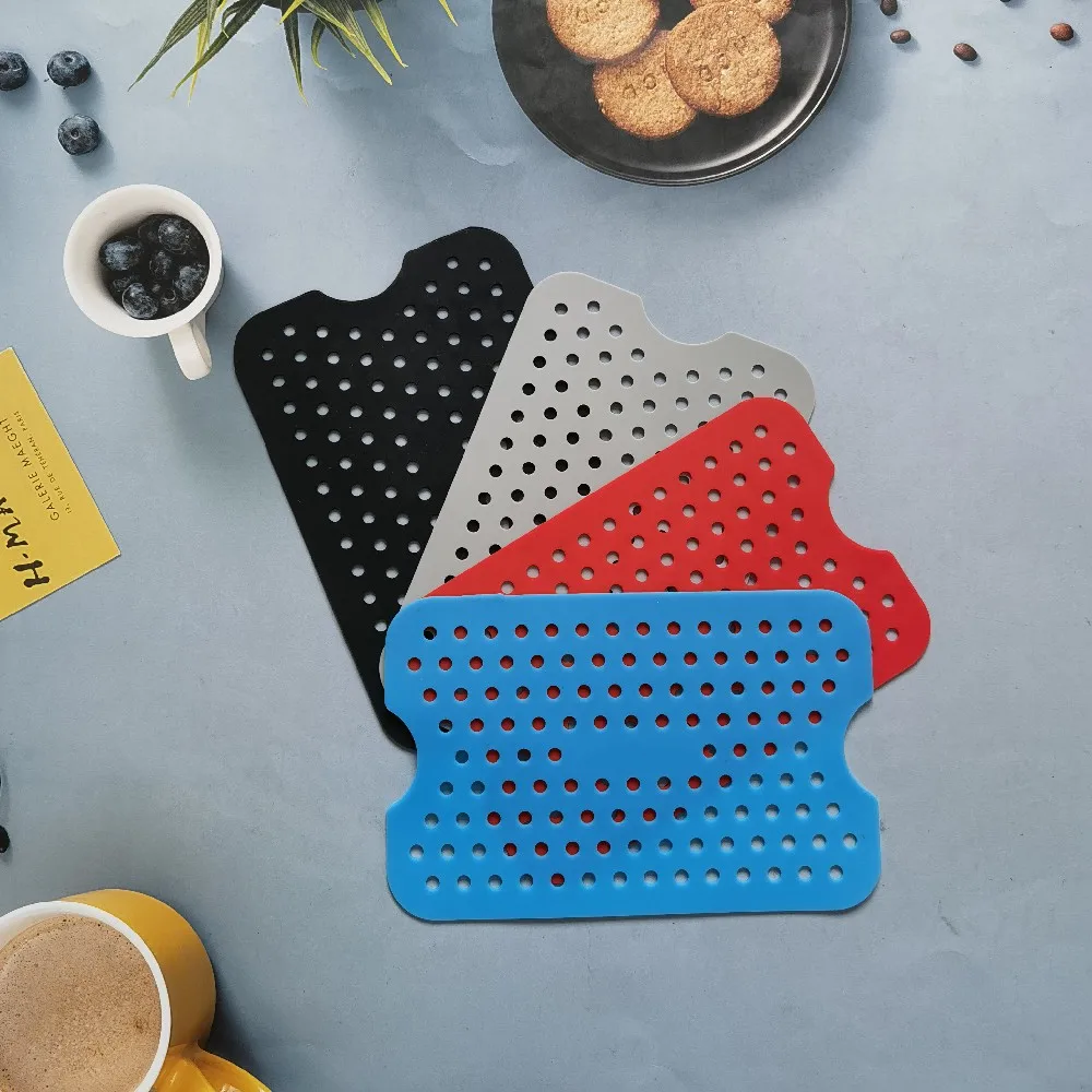 

Air Fryer Silicone Baking Mat Steamer Cake Grilled Saucer Pad Airfryer Liner Pastry Tools Kitchen Non-Stick Bakeware Oil Mats