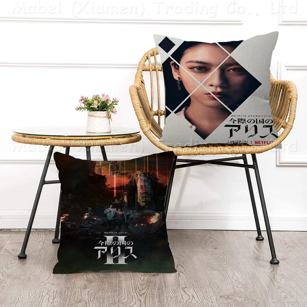 Наволочка Алиса в бордерленде сезон 1 2 подарочная наволочка для спальни дома