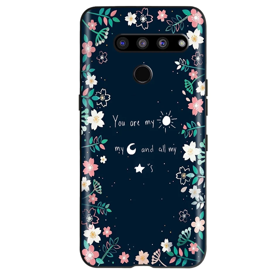 Фото Модный чехол для LG V50 ThinQ 5G, Мягкий Силиконовый ТПУ чехол для телефона LG V50S ThinQ 5G V50 50S V500N V450 V510N, чехол №3