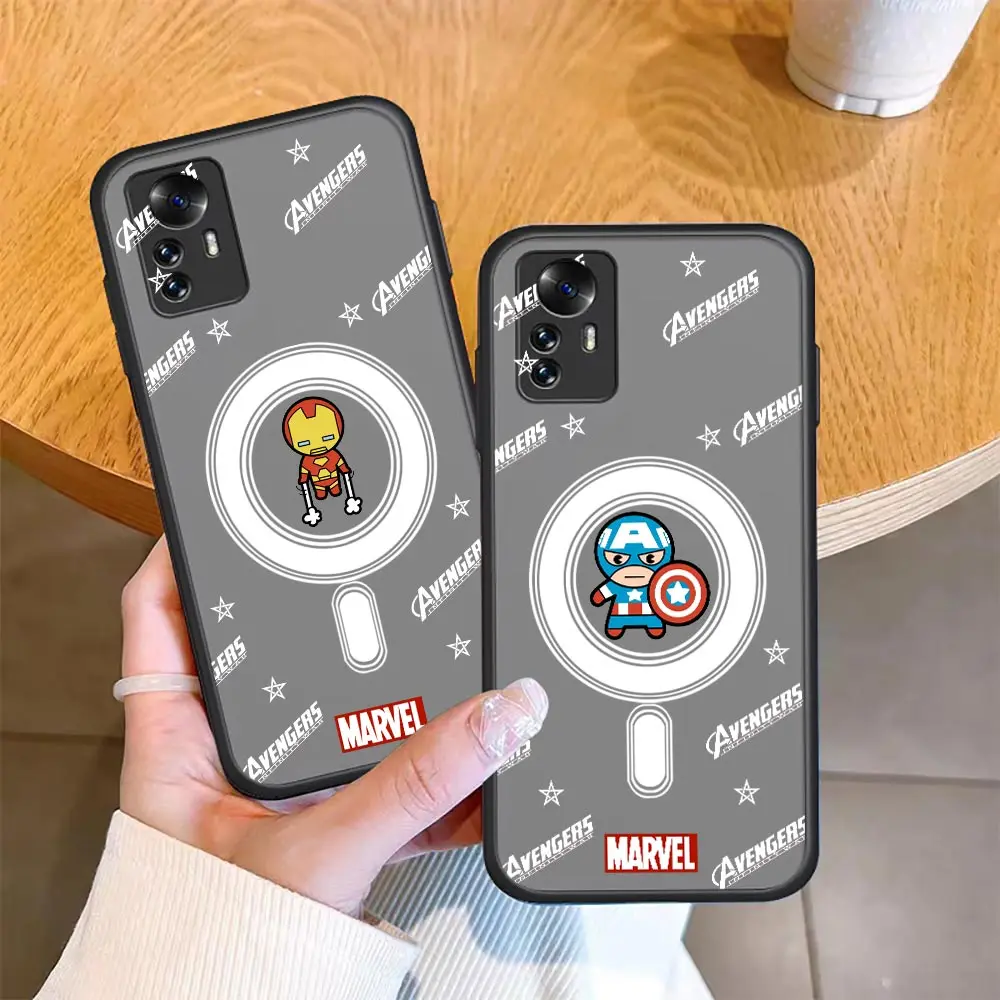 

Marvel Cute Funny Avengers Hero Cartoon Case For Mi 12 Pro Case For Xiaomi Mi 12 11 11T 10 10S 9 8 6X 5X Ultra Lite Tpro Pro 5G