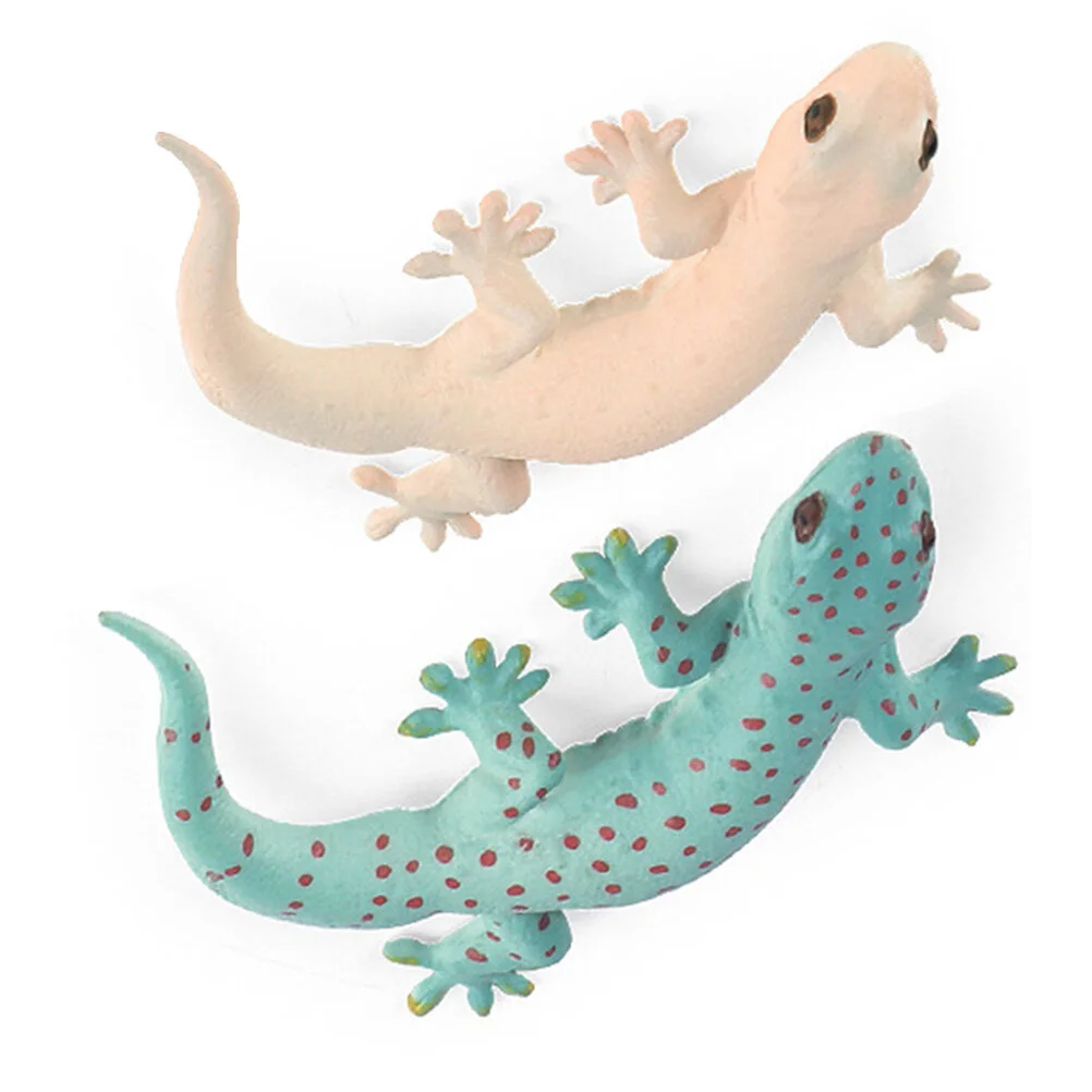 

Simulation Gecko Fake Animal Figures Artificial Lizard Ornament Desktop Decoration