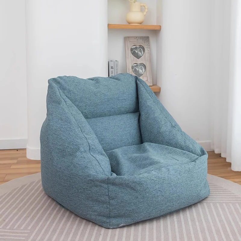 

Zipper Single Bean Bag Sofa Relax Comfortable Simple Sitting Bean Bag Sofas Sitting Reclinable Puf De Asiento Nordic Furniture