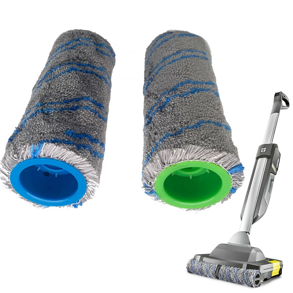 

2pcs For Karcher Repl Roller Set For Karcher BR 30/1 FC3 FC3D FC5 FC7 Robot Vacuum Cleaner Roller Brush 4.030-088.0 Sweeper Part