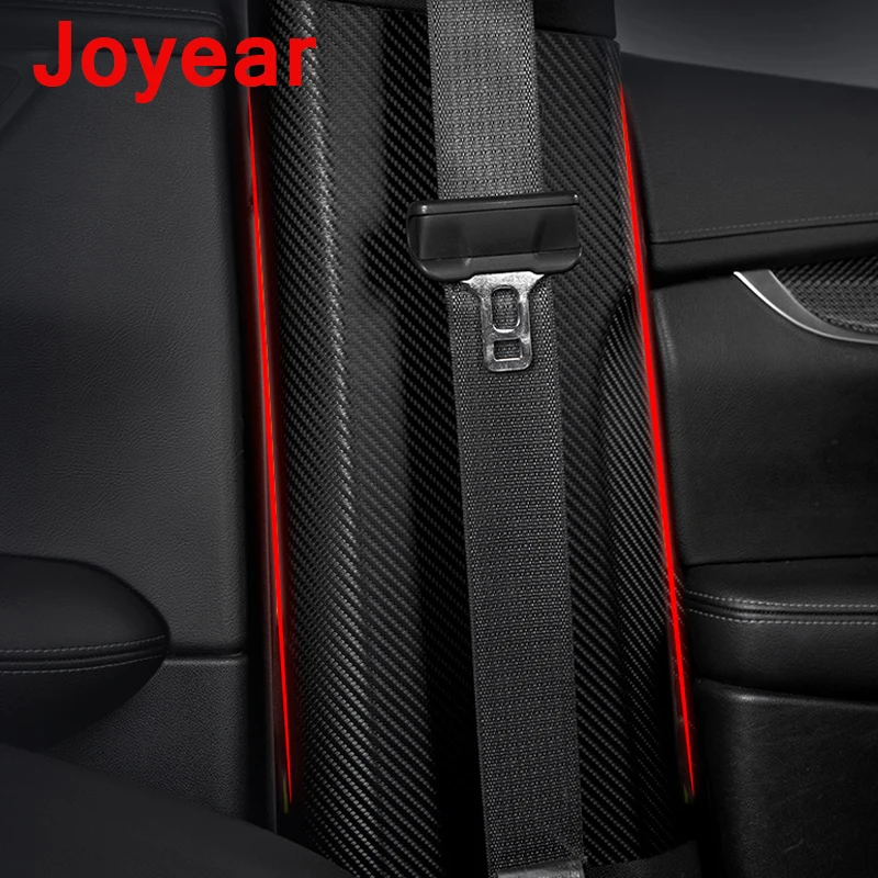 

For MG HS 2019-2022 Car B-pillar Anti-kick Pad Anti-scratch Dirt-resistant Seat Belt Bumper Protection Interior Car Accessories