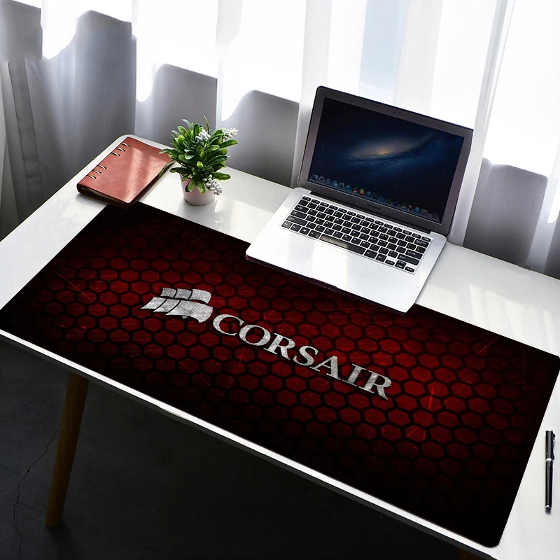 Коврик для мыши в стиле аниме 900x400 настольный игровой коврик Corsair клавиатуры