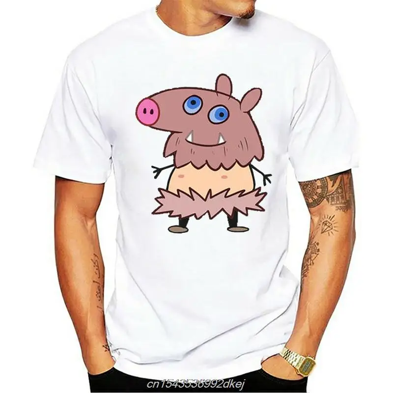 

Demon Slayer Kimetsu No Yaiba Inosuke Pig Boy Funny Mashup Black T-Shirt Custom Screen Printed Tee Shirt