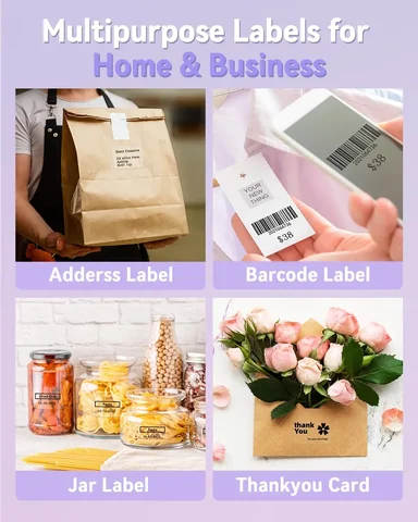 Phomemo 3 рулона термопрозрачной этикетки M110/M221/M220/M120/M200 Прозрачная термобумага 40x30 мм наклейка для логотипа/шаркода