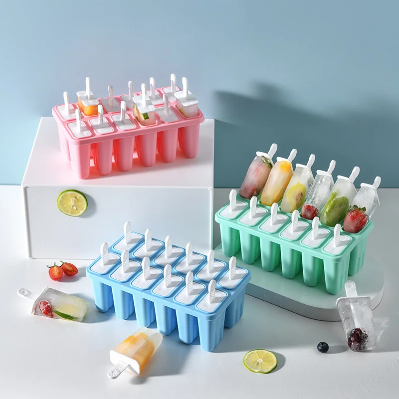 

Popsicle Molds 6 Grid Silicone Ice Pop Molds Food Grade Silicone Ice Cream Mold DIY Homemade Reusable Easy Release Ice Pop Make