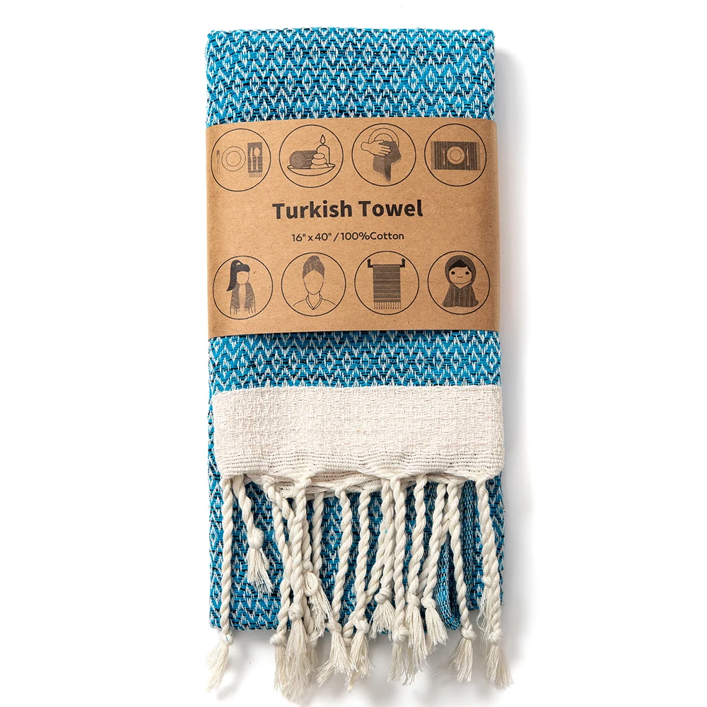 

Однотонное хлопковое полотенце YEUZLICOTTON 40x100 см