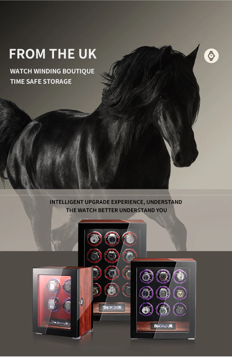 Автоматическая намотка для часов BOLAI люксового бренда разблокировка отпечатком