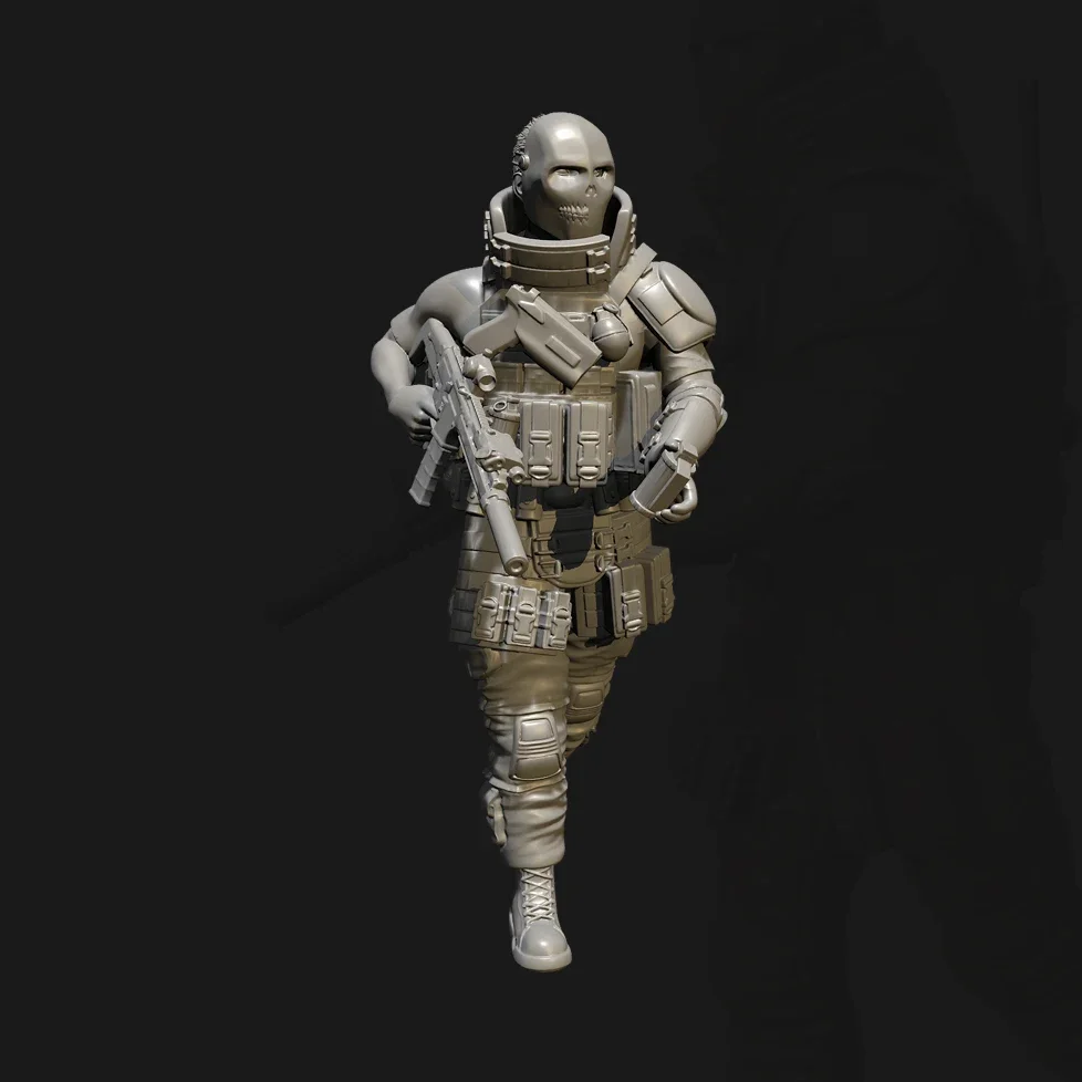 Высота Мужчины 38 мм 50 75 наборы моделей солдат из смолы бесцветные и самособранные