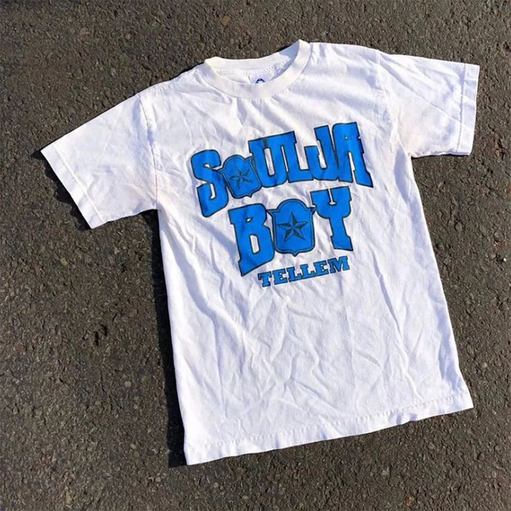 

Summer Men's Retro Short-sleeved T-shirt Hiphop Cotton Graffiti Letter Printing Oversize American Street Casual Men's Clothing