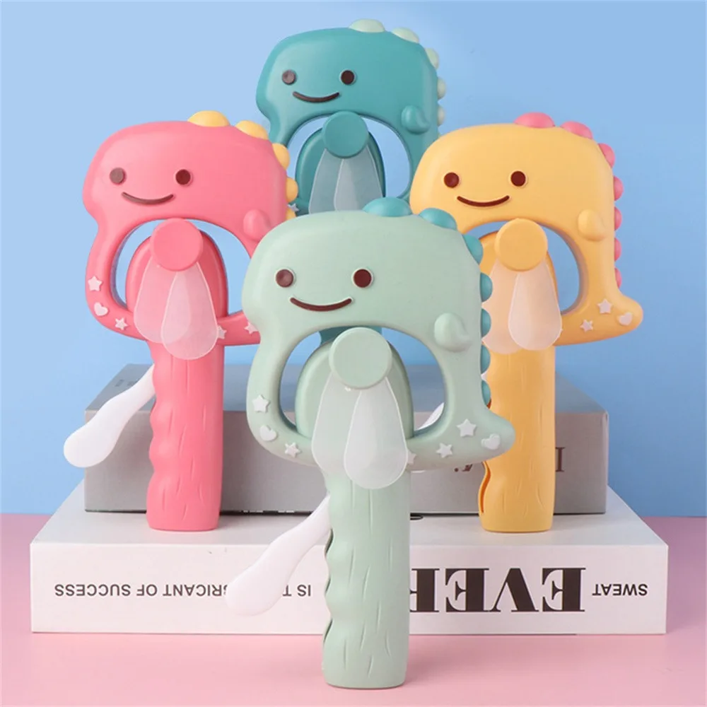 

Hand -pressed Small Fan Dinosaur Small Fan Toy Hand Shake Small Fan Childrens Student Dinosaur Fan Cartoon Handheld Small Fan