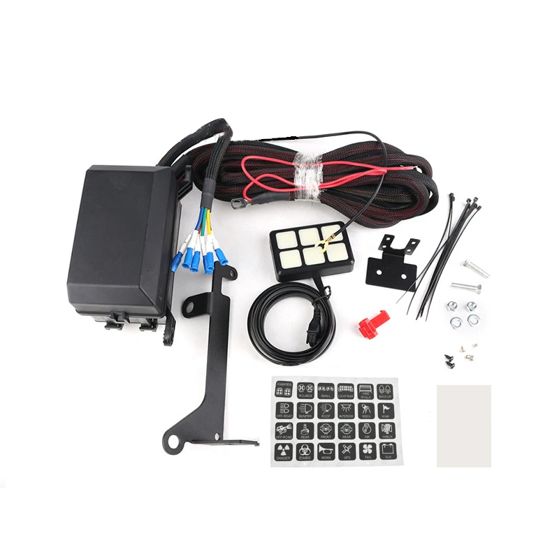 

6 кнопочный переключатель, панель реле, система управления цепью для лодки Wrangler, автомобиля