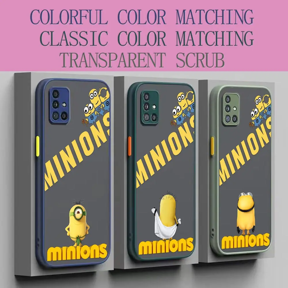 

Minions Despicable Me Anime Cartoon Comic Phone Case For Samsung Galaxy A72 A71 A70 A52 A51 A50 A42 A32 A31 A30 A22 A21 A20 A12