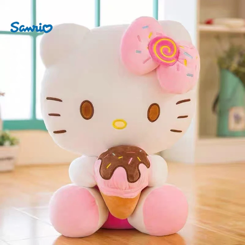 

Sanrio аниме периферийный конус Hellokitty плюшевая кукла мультяшная кукла модное украшение для игры подарок на день рождения для девочек