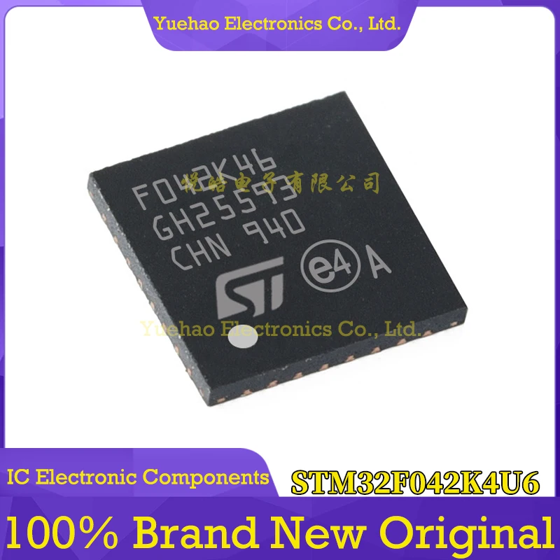 

STM32F042K4U6 STM STM32 STM32F STM32F042 STM32F042K STM32F042K4 New Original IC UFQFPN-32 Chipset