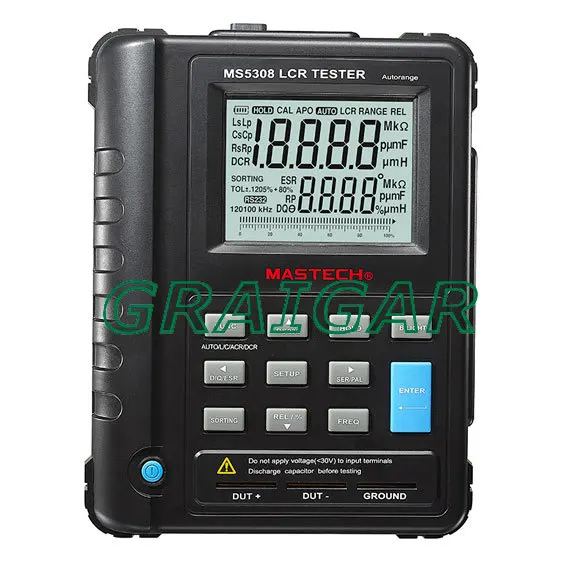 MASTECH MS5308 Ручной тестер LCR с автоматическим диапазоном быстрая доставка
