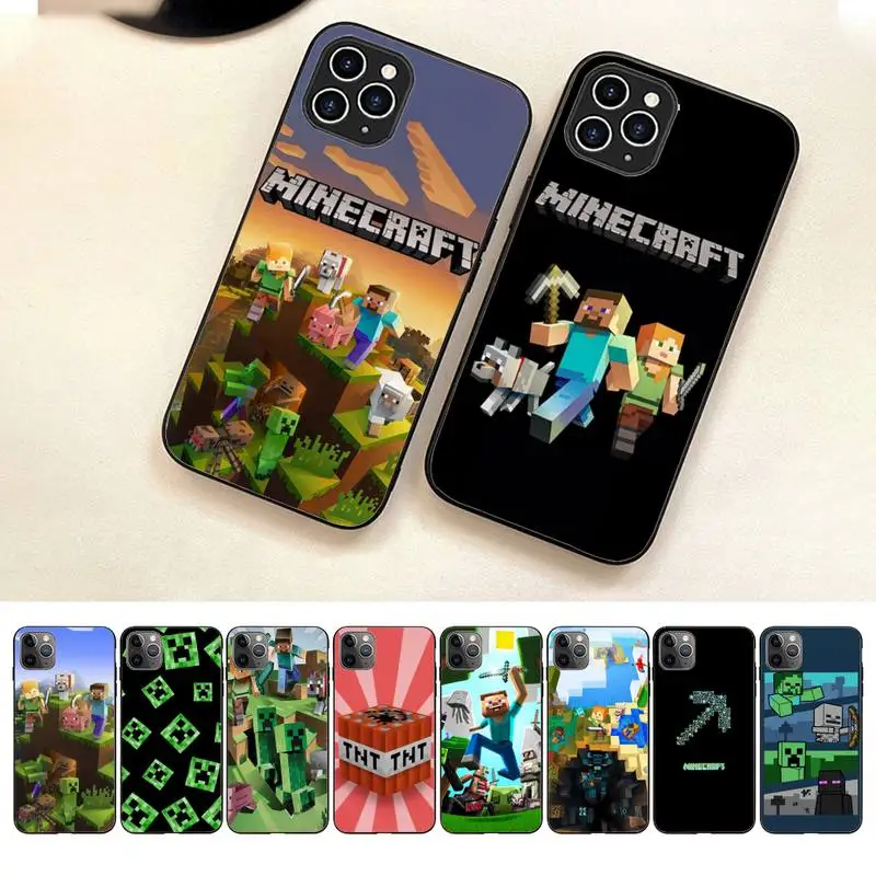 

Game Mine And C-Crafts Phone Case For Iphone 7 8 Plus X Xr Xs 11 12 13 14 Se2020 Mini Pro Max Case