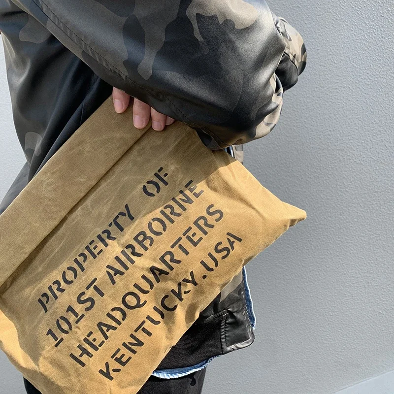 

2022 Men Canvas Bag Large Capacity Shopping Bags Shoulder Bags High Quality Handbags Designer Bags