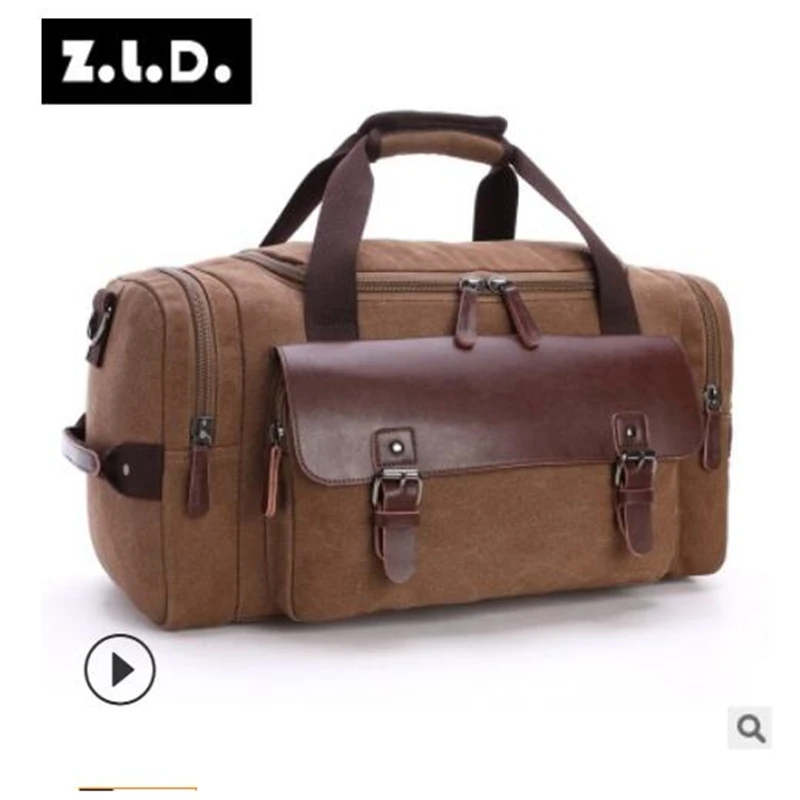 ZUOLUNDUO Man Travel Bag Large Capacity Men Hand Luggage bag Travel Duffle Bags Men Duffel Bags Handbag men canvas travel totes