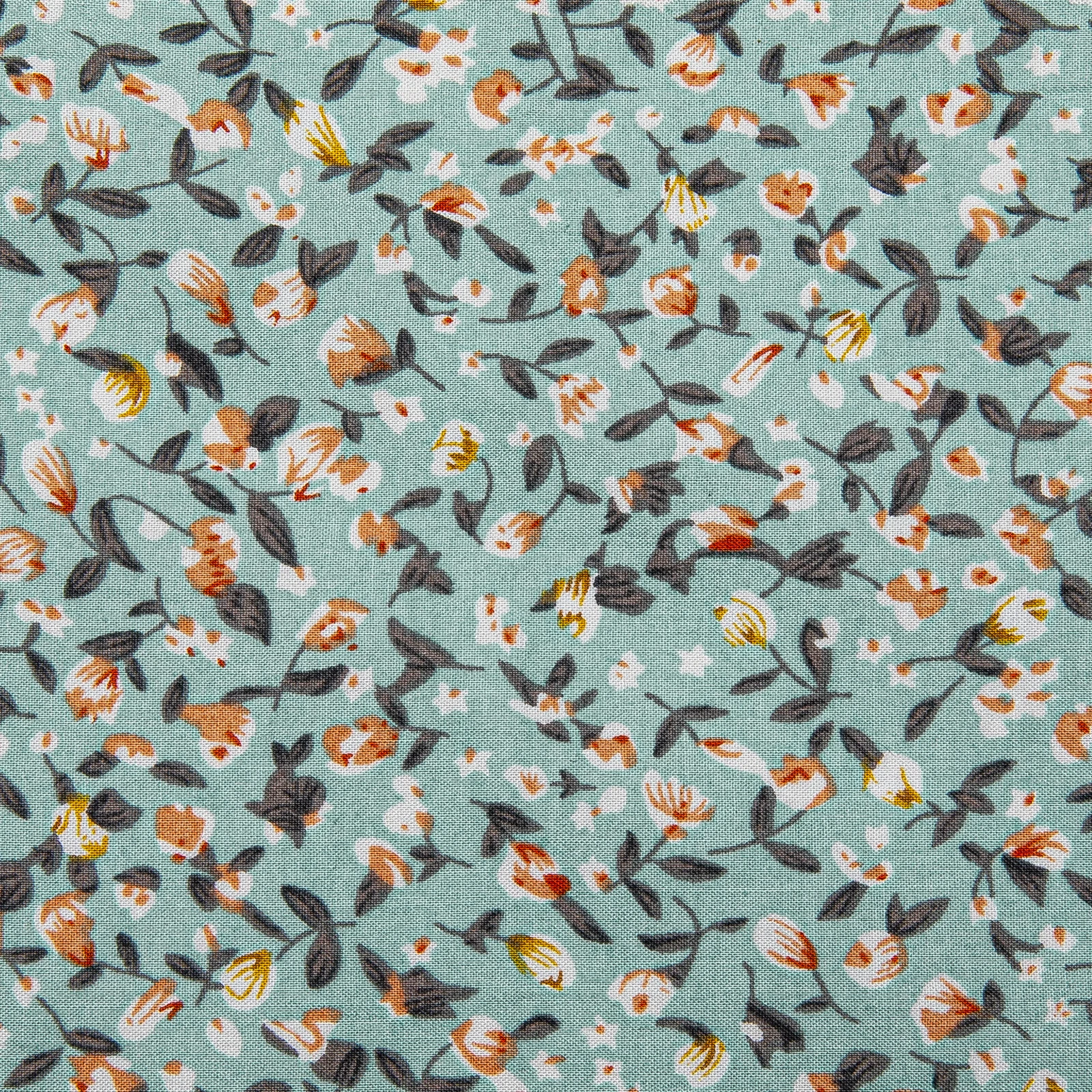 Свежий зеленый мужской тонкий галстук с оранжевым цветочным принтом Новый