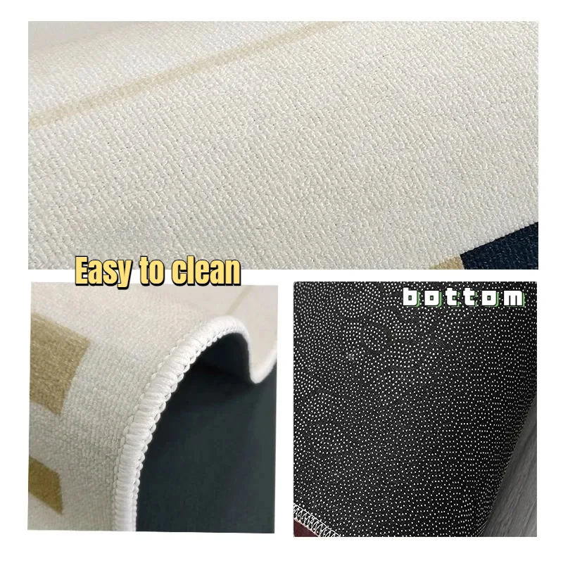 Роскошный ковер для спальни Современные Простые коврики украшения Мягкий