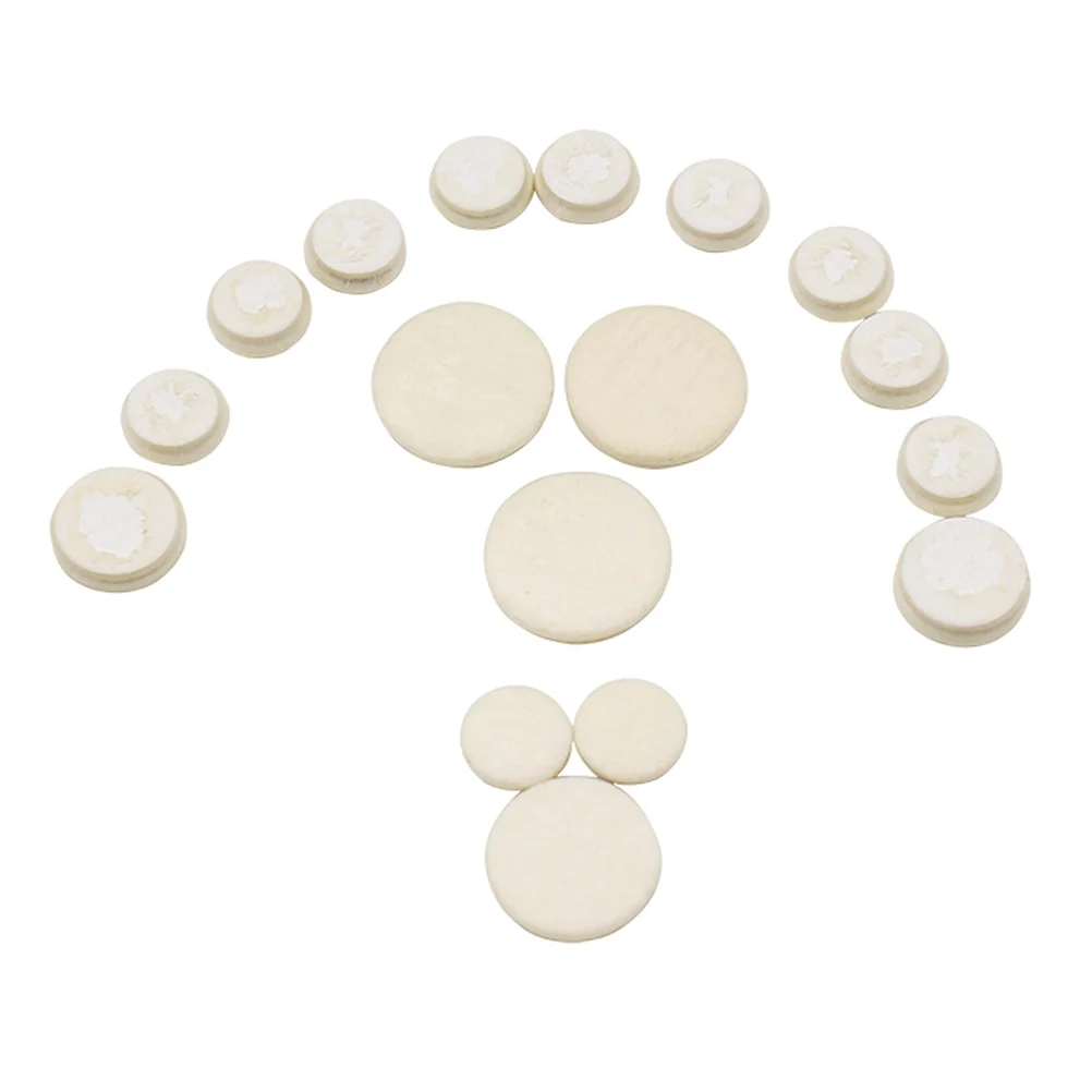

17 in 1 Replacement Felt Clarinet Woodwind Instrument Pads (White) Accessories