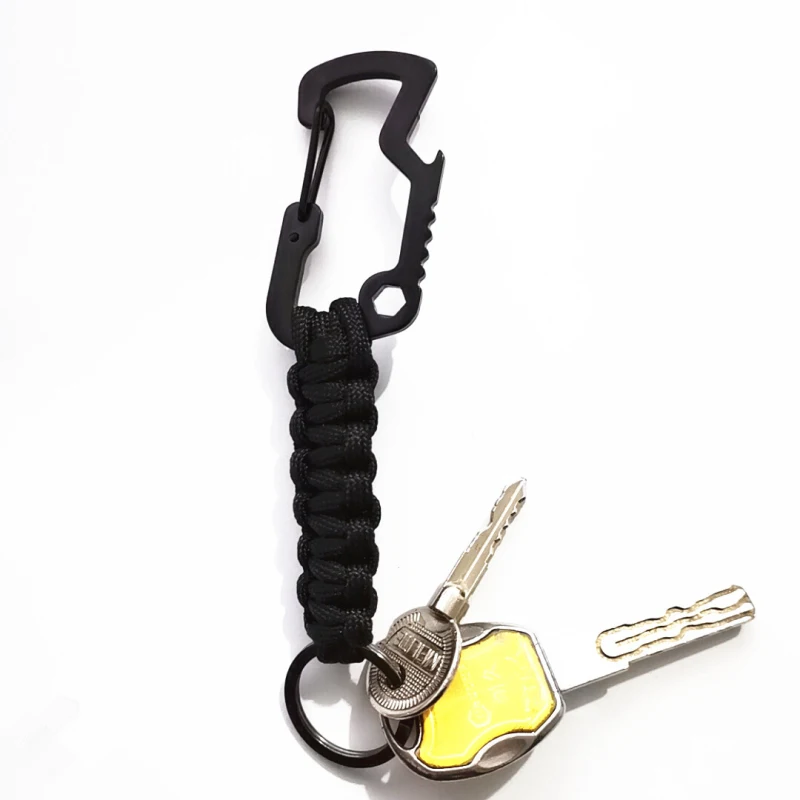20 шт. Брелок из паракорда крючок для ключей с ремешком быстроразъемный зажим